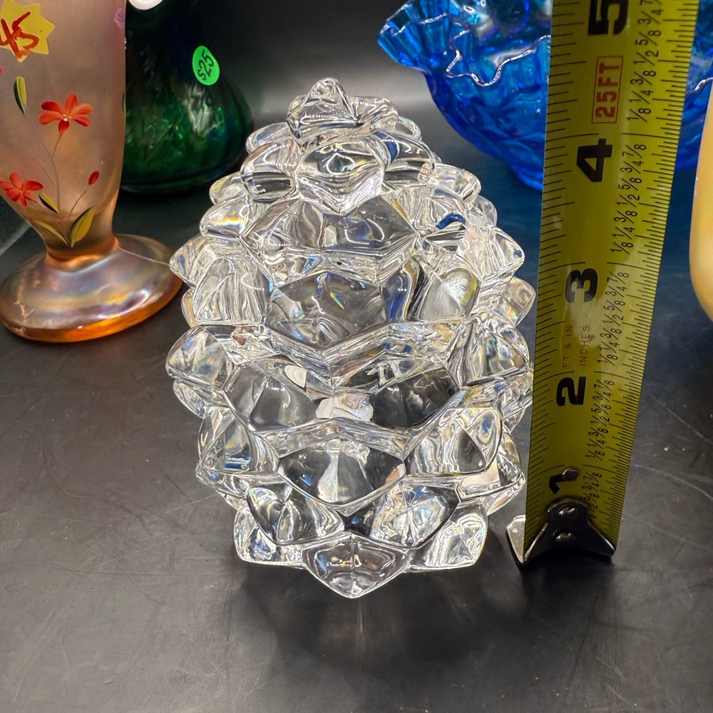 Tiffany & Co. Crystal Glass Pine cone